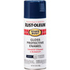 Rust-Oleum Stops Rust Navy Blue Gloss 12 Oz. Anti-Rust Spray Paint 7723830 796149