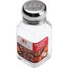 Gemco 2 Oz. Glass Square Salt or Pepper Shaker 5078614