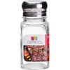Gemco 2 Oz. Glass Square Salt or Pepper Shaker 5078614 603626
