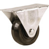 Shepherd Hardware 4 In. General-Duty Rubber Rigid Plate Caster 9484 206156
