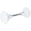 Defender Security White Hall & Closet Door Knob E 2319 202886