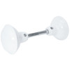 Defender Security White Hall & Closet Door Knob E 2319 202886
