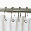 Zenith Zenna Home Chrome Roller Shower Curtain Hook (12 Count) SSR003SS 428781
