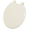 Home Impressions Round Closed Front Bone Wood Toilet Seat WMS-17-B-B