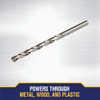Irwin #12 Bright High Speed Steel Wire Gauge Drill Bit 81112 308740