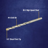 Irwin #14 Bright High Speed Steel Wire Gauge Drill Bit