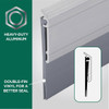 M-D Building Products 0.25 In. 36 In. Silver Door Sweep 05389 265063