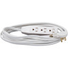 Do it Best 13 Ft. 16/3 Flat Plug White Extension Cord