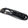 Master Electrician 8 Ft. 16-3 Flat Plug Black Extension Cord IPF-PT2163-8-BL 549436