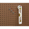 2 In. Light Duty Safety Tip Straight Pegboard Hook (4-Count) 216038 216038