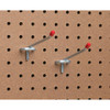 4 In. Medium Duty Safety Tip Straight Pegboard Hook (2-Count) 216119 216119