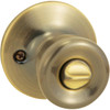Steel Pro Antique Brass Bed & Bath Door Knob TR810B