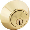 Steel Pro Polished Brass Double Cylinder Deadbolt DB972