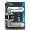 Steel Pro Brushed Nickel Scroll Privacy Door Lever L6X201B 208830