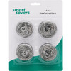 Smart Savers Stainless Steel Scrubber (4-Pack) HV264 Pack of 12