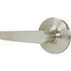 Steel Pro Brushed Nickel Straight Passage Door Lever LHX203B 230048