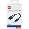 RCA 3 In. Single 3.5 mm Male Double 3.5 mm Female Y-Adapter AH202DE