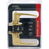 Steel Pro Polished Brass Entry Door Lever LH700B 230049