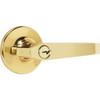Steel Pro Polished Brass Entry Door Lever LH700B 230049