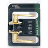 Steel Pro Polished Brass Passage Door Lever L6703B 254231