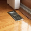 Home Impressions 4 In. x 10 In. Antique Brass Steel Floor Register Home Impressions 4 In. x 10 In. Antique Brass Steel Floor Register