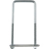 National Hardware 3/8 In. x 3 In. x 7 In. Zinc Square U Bolt