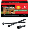 Fastenmaster Timberlok 4 In. Countersunk Hex Washer Structure Screw (50-Count)