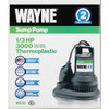 Wayne 1-3 HP 115V Plastic Submersible Sump Pump WST33 408239