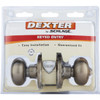 Dexter Satin Nickel Entry Door Knob  J54VSTR619 237264