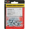 Prime-Line 5-16 In. Mill Swivel Die-cast Screen Clips With Screws (12 Count) PL7735 262405