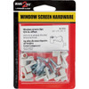 Prime-Line 5-16 In. Gray Swivel Plastic Screen Clips with Screws (12 Count) PL7741 262593