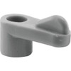 Prime-Line 5-16 In. Gray Swivel Plastic Screen Clips with Screws (12 Count) PL7741 262593