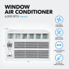 Perfect Aire 6000 BTU 250 Sq. Ft. Window Air Conditioner with Remote Control 4PNC6000 510334