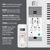 Perfect Aire 6000 BTU 250 Sq. Ft. Window Air Conditioner with Remote Control 4PNC6000 510334