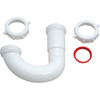 Keeney 1-1-4" White Plastic J-Bend, Heavy Duty Washer 10200WK 444510