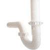 Keeney 1-1-4" White Plastic J-Bend, Heavy Duty Washer 10200WK 444510