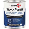 Zinsser Perma-White White-Tintable Satin Quart Mildew Paint 2704