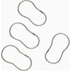 Zenith Zenna Home Chrome Plain Shower Curtain Hook (12 Count) 90SS 618438