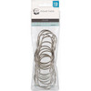 Zenith Zenna Home Chrome Plain Shower Curtain Hook (12 Count) 90SS 618438