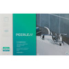 Peerless Chrome 2-Handle Lever 4 In. Centerset Bathroom Faucet with Pop-Up P299628LF 460600