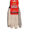 Do it Men's Large PVC Grip Cotton Canvas Work Glove Do it Men's Large PVC Grip Cotton Canvas Work Glove