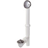 Keeney Plastic Bath Drain with Polished Chrome Lift'n Turn 62AW