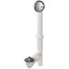 Keeney Plastic Bath Drain with Polished Chrome Lift'n Turn 62AW