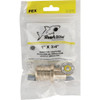 SharkBite Lead-Free Insert 1 In. Barb x 3-4 In. Barb Brass PEX Coupling UC060LFA 414557