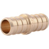 SharkBite Lead-Free Insert 1/2 In. Barb x 1/2 In. Barb Brass PEX Coupling