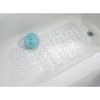iDesign Pebblz 13.5 In. x 26 In. Clear Bath Mat 80010 626969