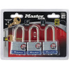 Master Lock 1-9-16 In. Laminated Steel Keyed Padlock (3-Pack) 3TRILF 200087