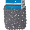 iDesign Pebblz 10.5 In. x 12.25 In. Graphite Sink Mat 60063 602056