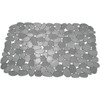iDesign Pebblz 10.5 In. x 12.25 In. Graphite Sink Mat 60063