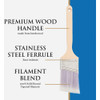 Linzer Pro Edge 2 In. Flat Wall Paint Brush 1862 0200 780847